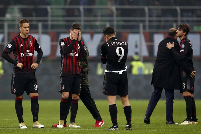 „Milan“ žaidėjų reakcija | Scanpix nuotr.