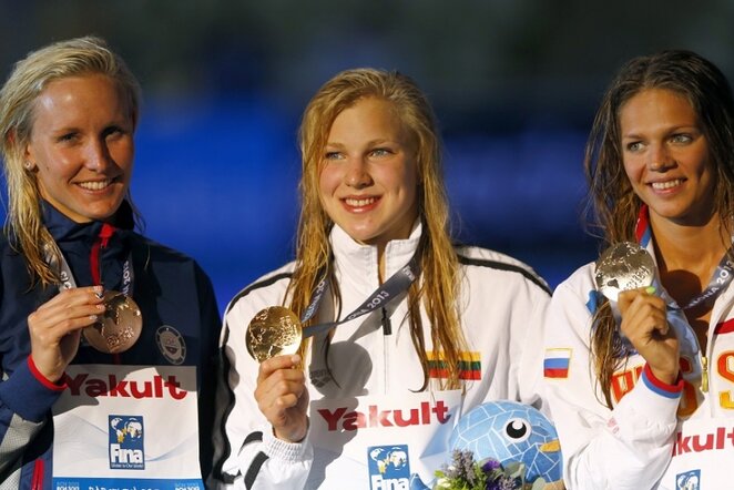 Rūta Meilutytė (viduryje) | REUTERS/Scanpix nuotr.