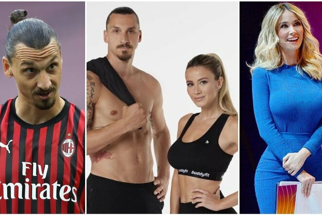 Zlatanas Ibrahimovičius ir Diletta Leotta | Instagram.com nuotr