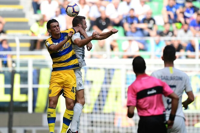 „Inter“ – „Parma“ rungtynių akimirka  | Scanpix nuotr.