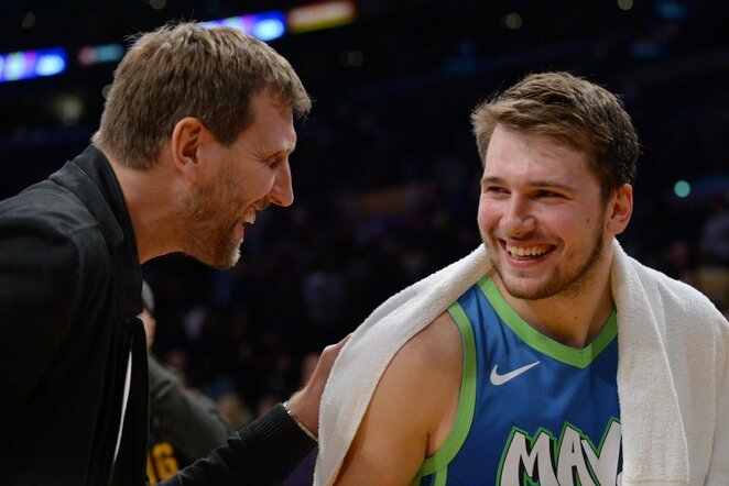 Nowitzki ir Dončičius | Scanpix nuotr.