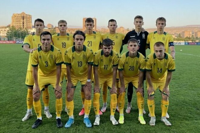 Lietuvos U-19 rinktinė | LFF nuotr.