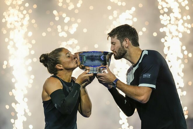 Sara Errani ir Andrea Vavassori | Scanpix nuotr.
