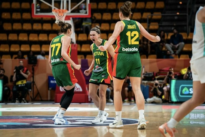 Lietuva – Slovėnija rungtynių akimirka | FIBA nuotr.