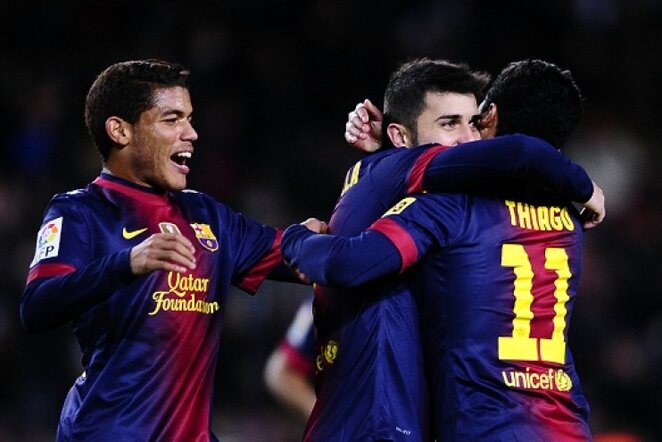 „Barcelona“ futbolininkai | AP/Scanpix nuotr.
