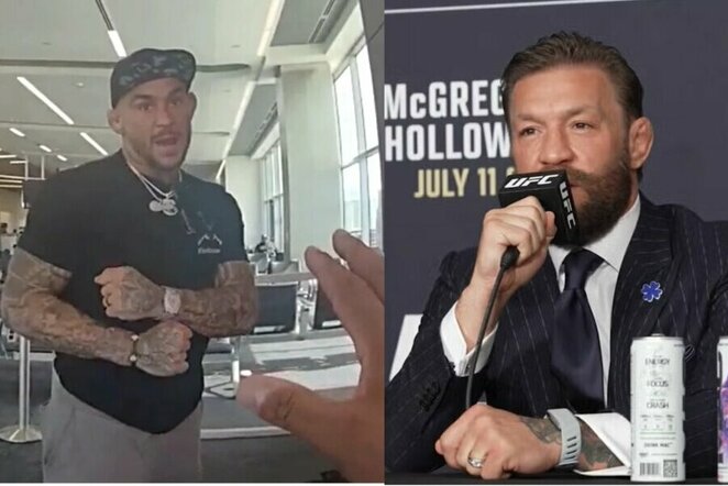 Dustinas Poirier ir Conoras McGregoras | Stop kadras
