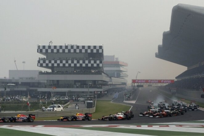 2012 metų Indijos GP lentkynės | REUTERS/Scanpix nuotr.