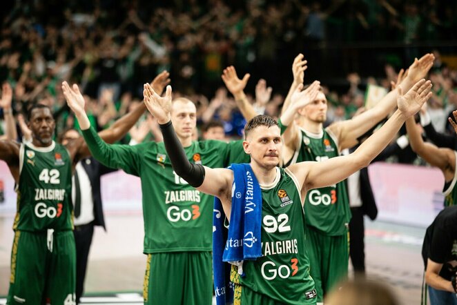 „Žalgiris“ – „Barcelona“ rungtynių akimirka | Teodoro Biliūno / BNS foto nuotr.