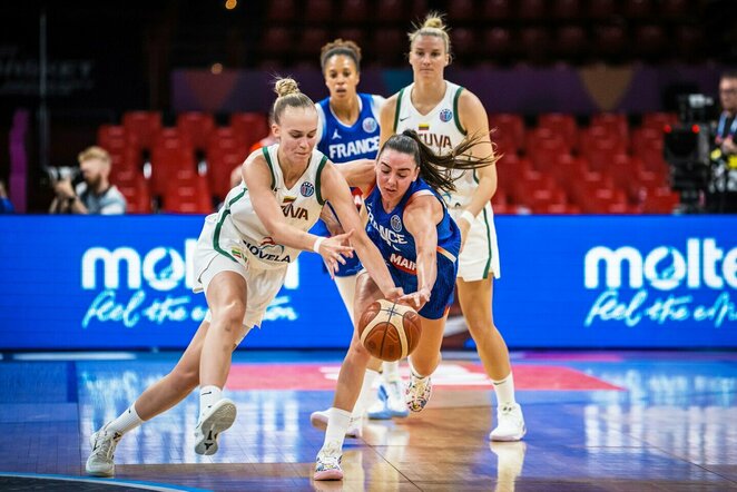 Lietuva – Prancūzija rungtynių akimirka | FIBA nuotr.