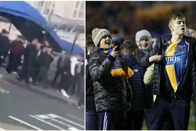 „Shrewsbury Town“ fanai | Scanpix nuotr.