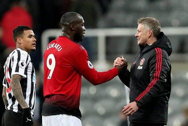 Romelu Lukaku ir Ole Gunnaras Solskjaeras | Scanpix nuotr.
