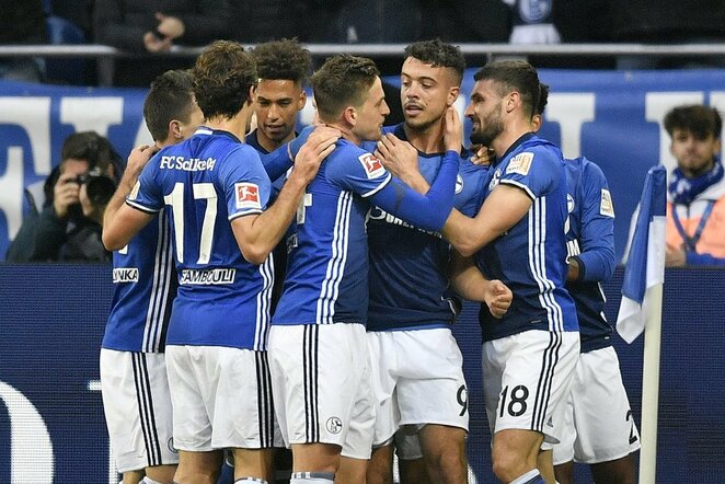 „Schalke“ - „Hamburger“ rungtynių akimirka | Scanpix nuotr.
