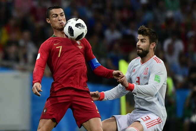 Pasaulio čempionatas: Portugalija - Ispanija (2018.06.15) | Scanpix nuotr.