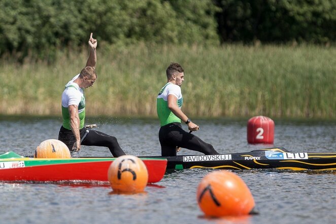 Henrikas Žustautas ir Ilja Davidovskij | Sauliaus Čirbos nuotr.
