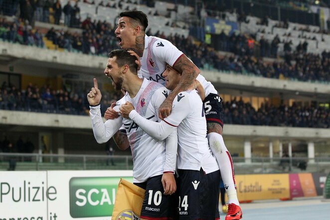 „Verona“ - „Bologna“ rungtynių akimirka | Scanpix nuotr.