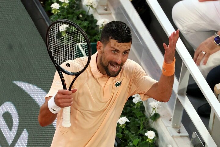 Novakas Djokovičius prieš Joao Fonsecą | EPA / CHRISTOPHE PETIT TESSON nuotr.