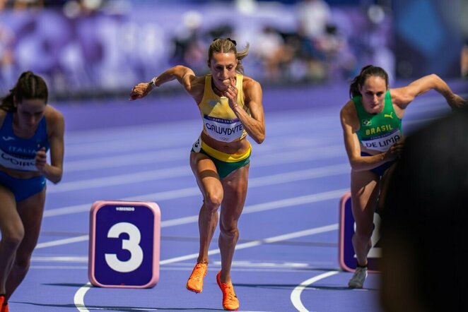 Gabija Galvydytė olimpiados paguodos bėgime | Vytauto Dranginio/LTOK nuotr.