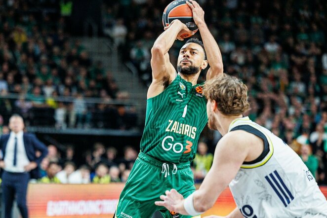 „Žalgiris“ – „Fenerbahče“ rungtynių akimirka | Eriko Ovčarenko / BNS foto nuotr.