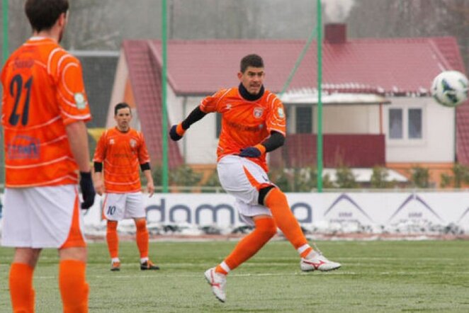 Gargždų komandos futbolininkai | LFF/Valdo Knyzelio nuotr.