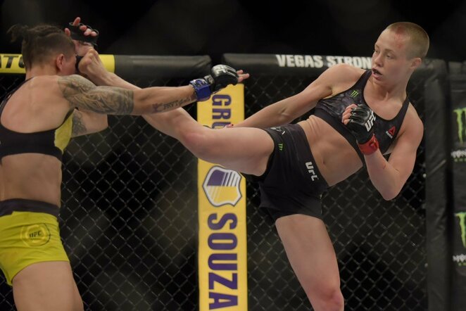 Jessica Andrade prieš Rose Namajunas | Scanpix nuotr.