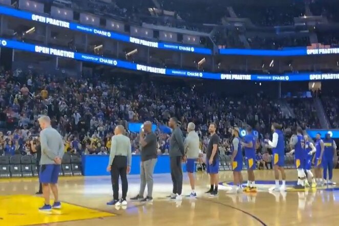 „Warriors“ naujoje arenoje surengė atvirą treniruotę  | Organizatorių nuotr.