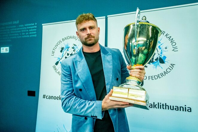 Geriausiu Lietuvos baidarininku pirmą kartą karjeroje išrinktas Andrejus Olijnikas | Evaldo Šemioto nuotr.