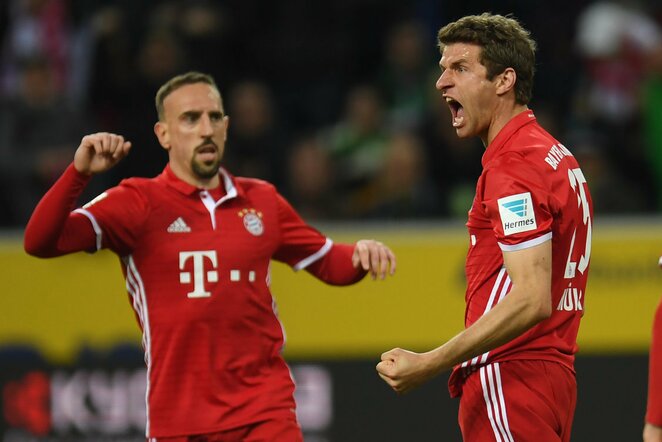 „Monchengladbach“ – „Bayern“ rungtynių akimirka | Scanpix nuotr.