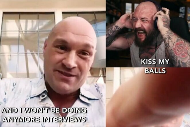 Tysono Fury interviu | „Stop“ kadras