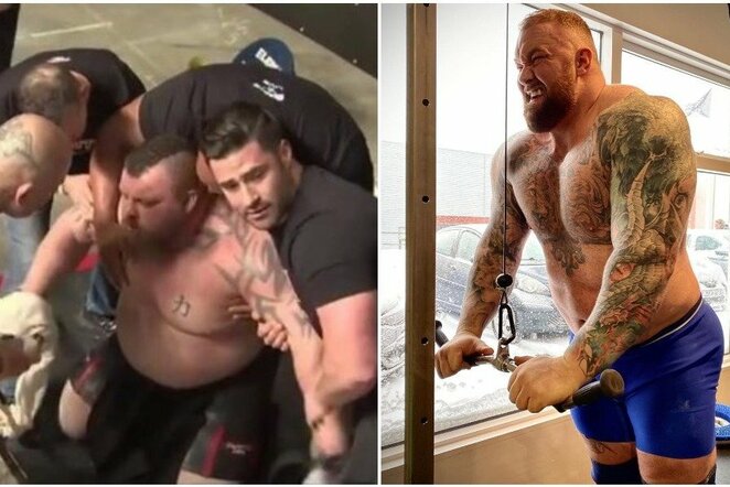 Eddie Hallas ir Hafthoras Bjornssonas | Instagram.com nuotr