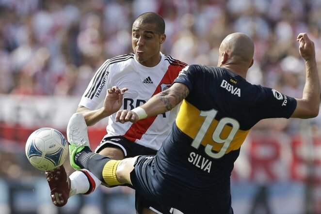 Epizodas iš „Superclasico“ rungtynių | AP/Scanpix nuotr.