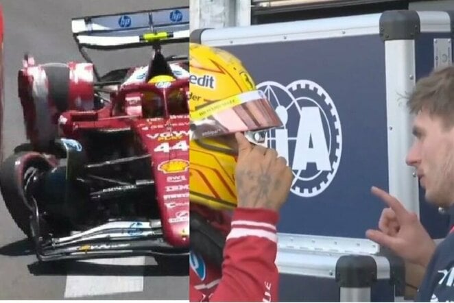 Lewisas Hamiltonas ir Maxas Verstappenas | „Stop“ kadras