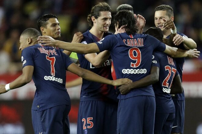 „Monaco“ – PSG rungtynių akimirka  | Scanpix nuotr.