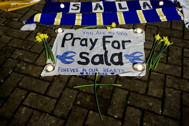 Emiliano Sala atminimas | Scanpix nuotr.