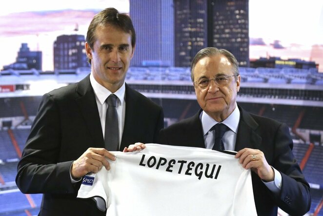 Madrido „Real“ pristatė naująjį trenerį Juleną Lopetegui | Scanpix nuotr.