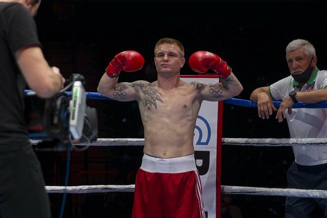 Evaldas Petrauskas (Lietuva) – Semjonas Kamaninas (Estija) | Roko Lukoševičiaus/BNS Foto nuotr.