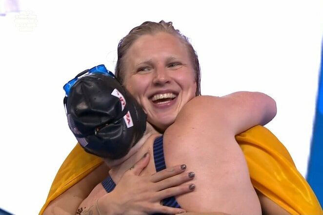Lilly King ir Rūta Meilutytė | „Stop“ kadras