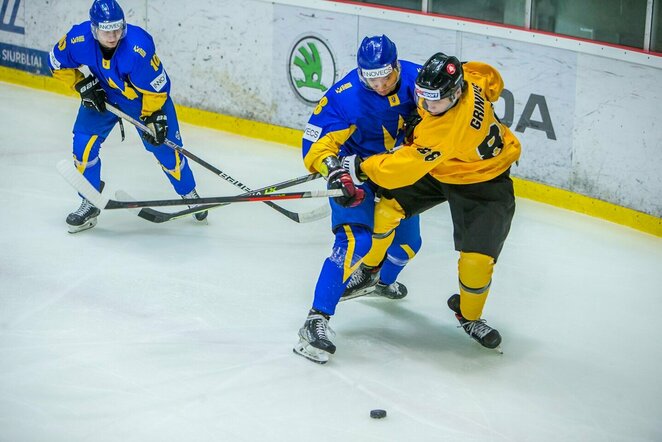 Lietuva – Ukraina rungtynių akimirka | hockey.lt nuotr.
