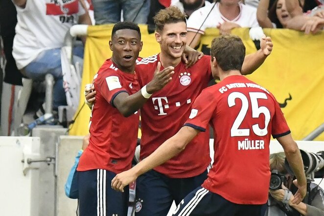 „Stuttgart“ – „Bayern“ rungtynių akimirka  | Scanpix nuotr.