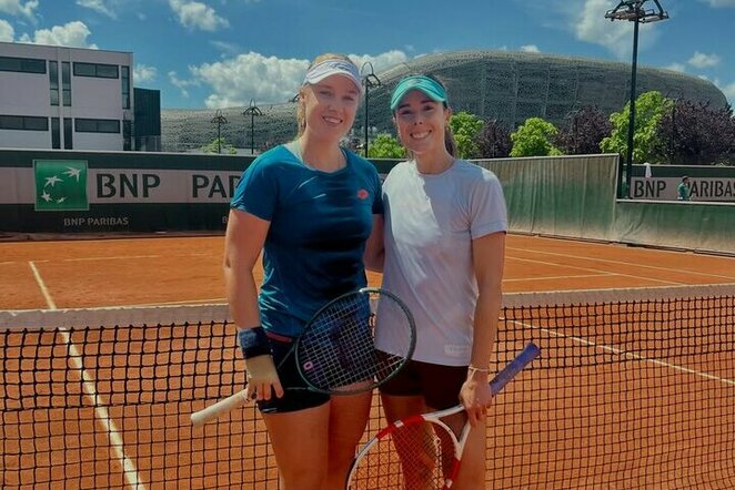 Anna Blinkova ir Alize Cornet | Instagram.com nuotr