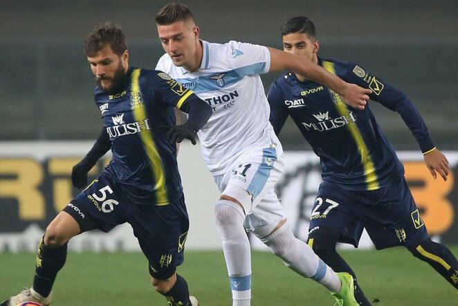 „Chievo“ – „Lazio“ rungtynių akimirka  | Scanpix nuotr.