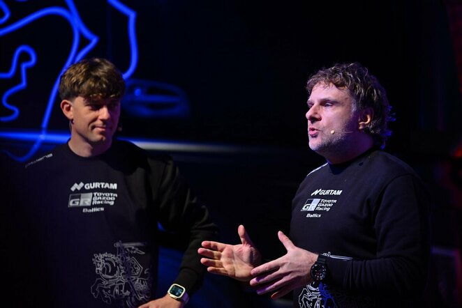 Benediktas Vanagas pristatė 2026 m. Dakaro šturmaną | Vytauto Pilkausko nuotr.