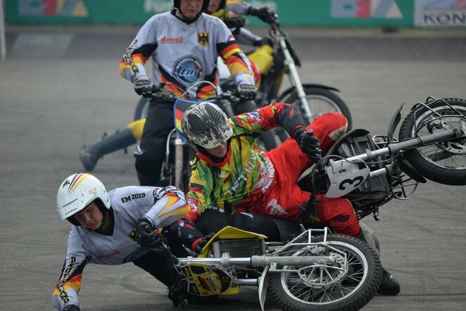 Lietuvių ir vokiečių rungtynės | motoball-em2019.de nuotr.