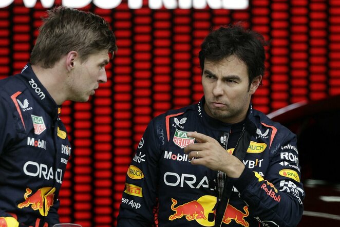 Maxas Verstappenas ir Sergio Perezas | Scanpix nuotr.