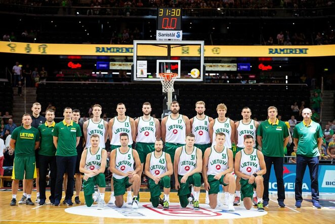 Lietuvos vyrų krepšinio rinktinė | Žygimanto Gedvilos / BNS foto nuotr.