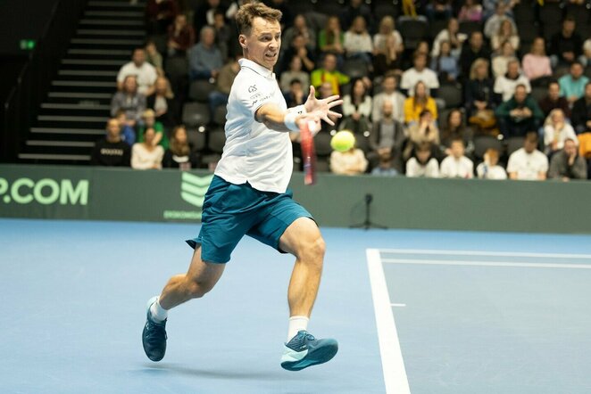 Ričardas Berankis prieš Sabą Purtseladzę | Sauliaus Čirbos nuotr.