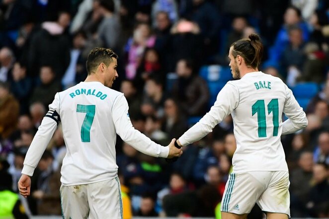 Cristiano Ronaldo ir Garethas Bale'as | Scanpix nuotr.