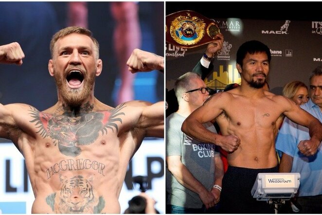 Conoras McGregoras ir Manny Pacquiao | Scanpix nuotr.