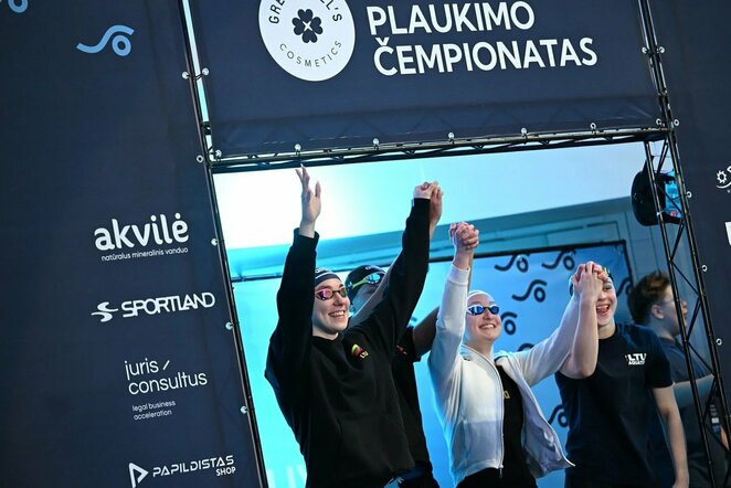 Sostinės SC komanda („LTU Aquatics“ nuotr.) | Organizatorių nuotr.