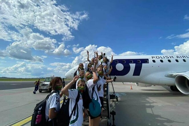 Lietuvos jaunių merginų žolės riedulio rinktinė | Organizatorių nuotr.