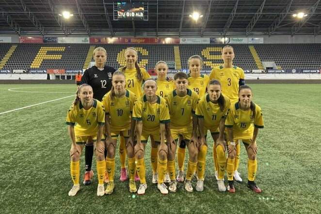 Lietuvos WU-19 futbolo rinktinė | lff.lt nuotr.